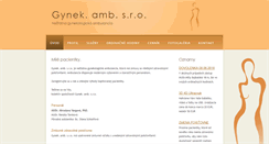 Desktop Screenshot of gynekamb.sk